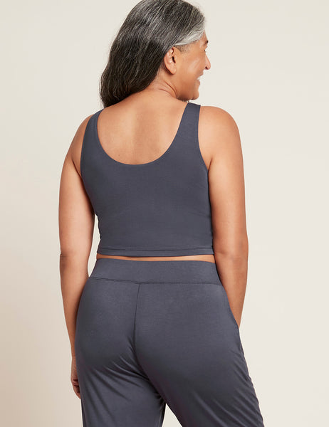 Shelf Bra Crop Top - Storm