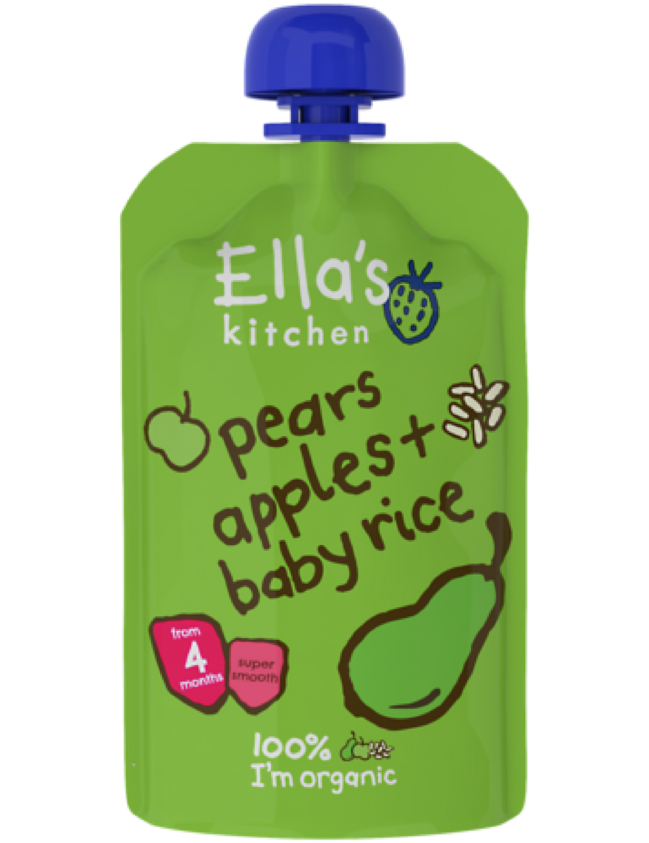 pears apples + baby rice 7 x 120 g Sowco