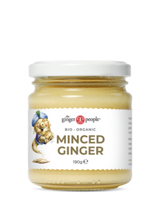 Organic Minced Ginger - 12 x 190 g