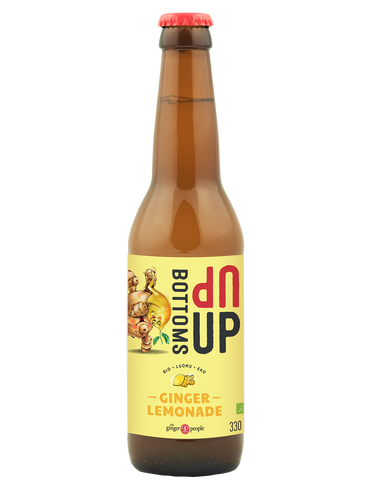 Organic Bottoms Up Ginger Lemonade - 12 x 330 ml