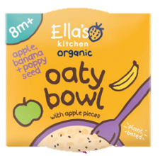 Apple Banana + Poppy Seeds Oaty Bowl - 6 x 130 g