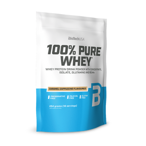 100% Pure Whey Protein Caramel-Cappuccino - 1 x 454g