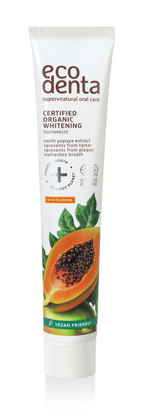 ORGANIC Whitening Toothpaste with Papaya Extract (8x75ml)