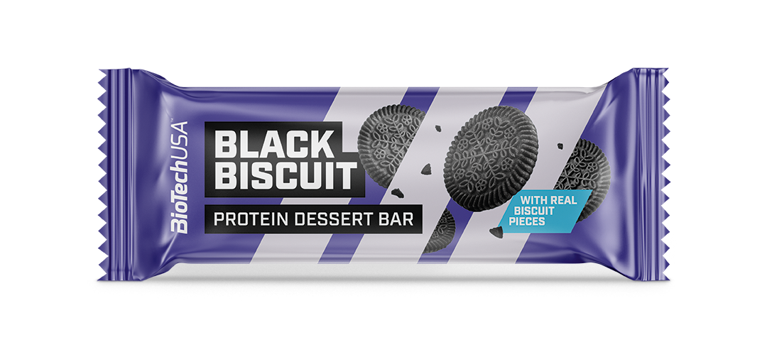 Protein Dessert Bar Black Biscuit - 1 x 50g