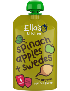 spinach apples + swedes - 7 x 120 g