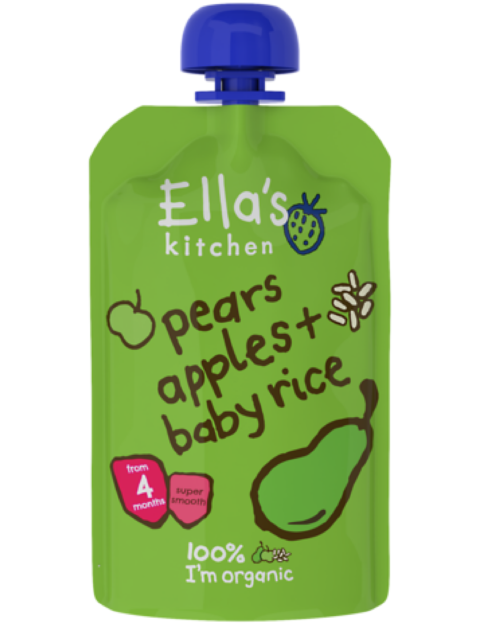pears apples + baby rice - 7 x 120 g
