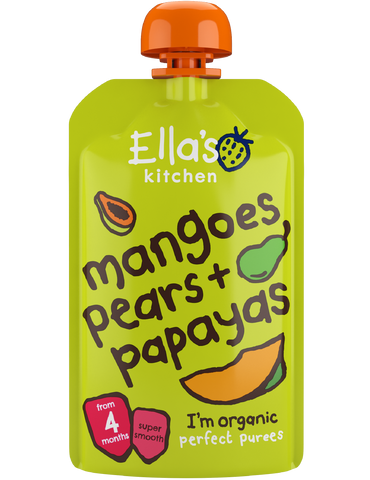 mangoes pears + papayas - 7 x 120 g