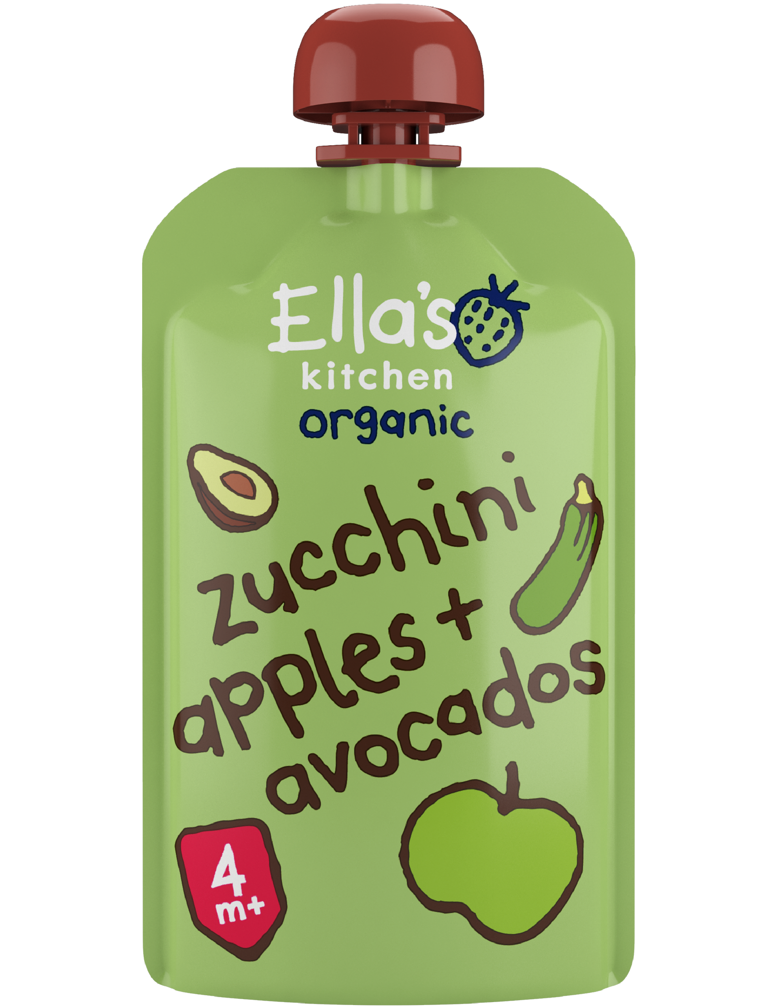 zucchini, apples + avocados - 7 x 120 g