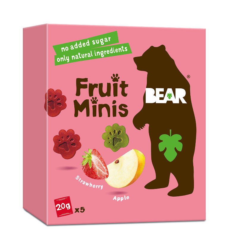 Fruit Minis Multipack Strawberry & Apple - 5 x 20 g