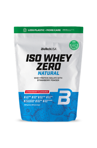 Iso Whey Zero Natural Strawberry - 1 x 500g