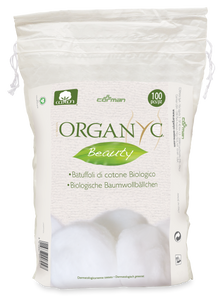 Organyc Beauty Cotton Balls - 12 x 100 pcs