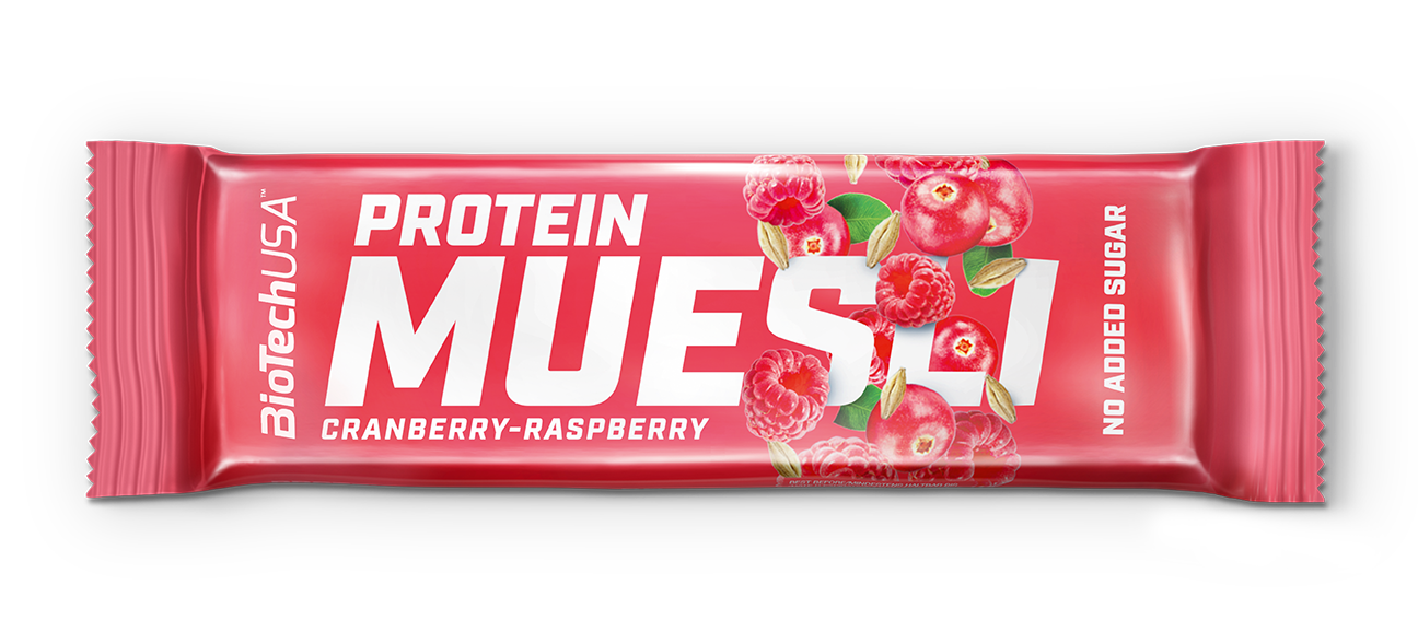 Protein Muesli Cranberry & Raspberry - 1 x 30g