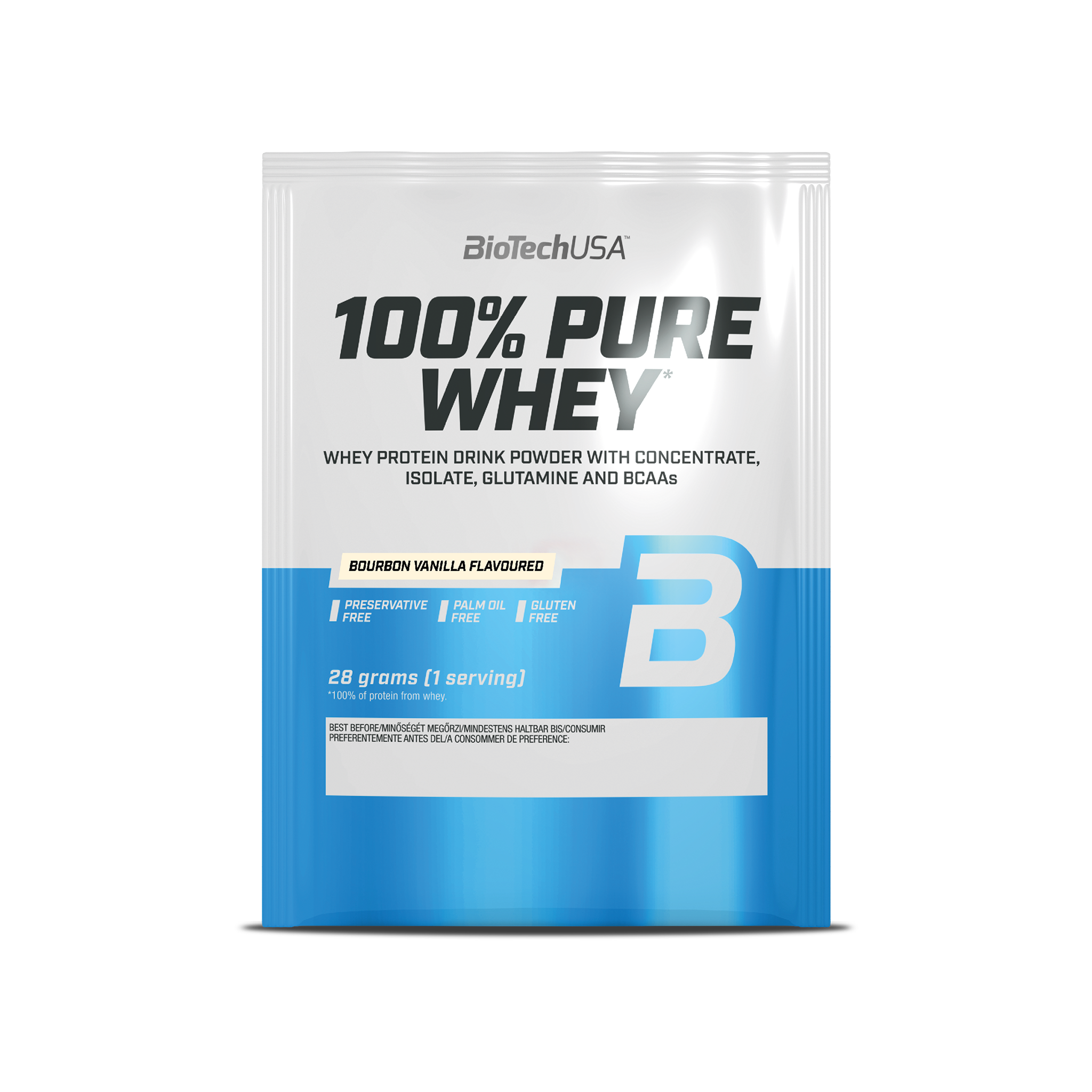 100% Pure Whey Protein Vanilla - 1 x 28g