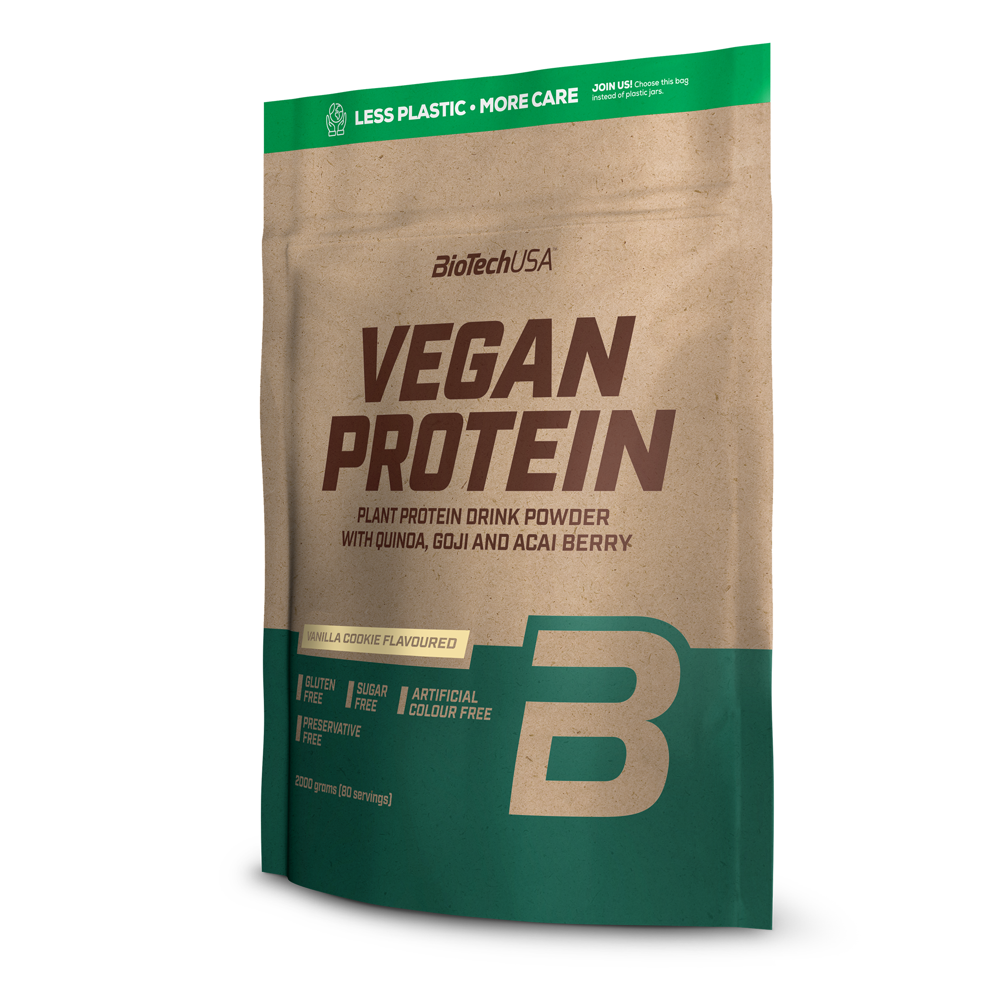 Vegan Protein Vanilla Cookies - 1 x 2000g