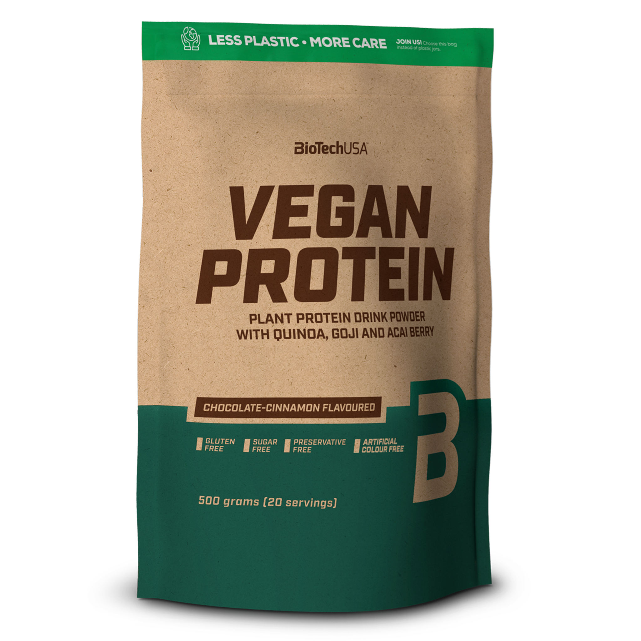 Vegan Protein Chocolate Cinnamon - 1 x 500g