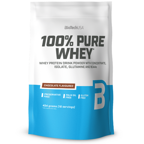 100% Pure Whey Protein Chocolate - 1 x 454g