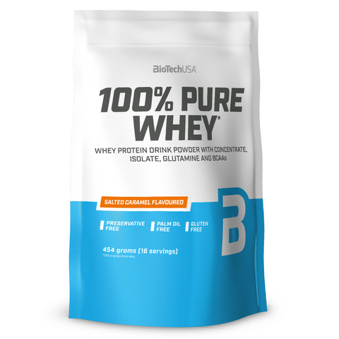 100% Pure Whey Protein Salted Caramel - 1 x 454g