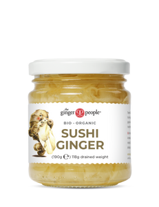 Organic Pickled Sushi Ginger - 12 x 190 g
